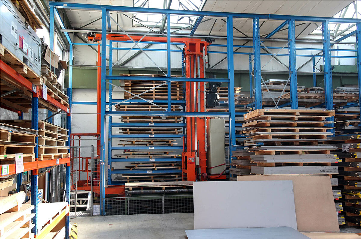 automatic storage systems for steel processing industry